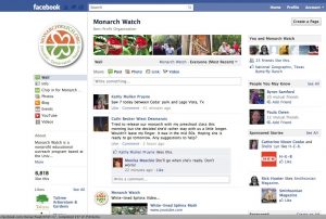 Monarch Watch Facebook page