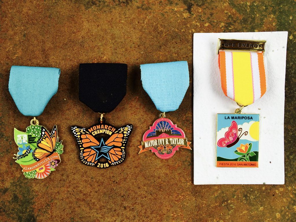 Mariposa fiesta medals